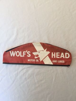 Wolf’s Head Motor Oil Gas Station Attendant Hat