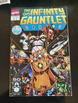 Marvel The Infinity Gauntlet Comic (1991) Issues 1