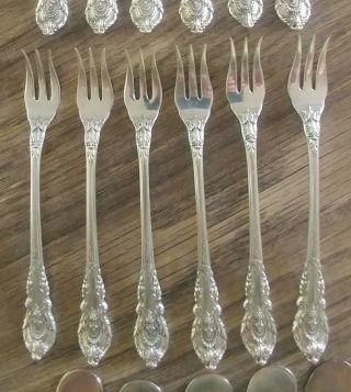 Wallace Sir Christopher Sterling Silver Seafood Cocktail Fork 1 - 12 avail 1936EUC 2