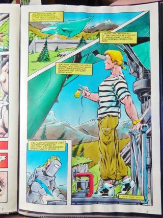 Dragonforce 2 - 4 Pg 33 Painted Color Comic Art 11 " X 17 " By Dale Keown
