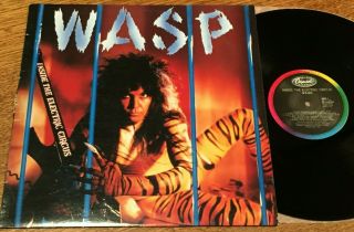 Wasp: Inside The Electric Circus.  Rare Aussie/oz Pressing Vinyl Lp 1986