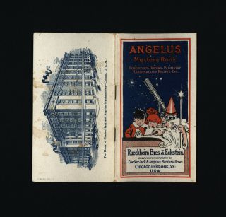 Angelus 1916 Mystery Book - Cracker Jack And Marshmallow Recipes