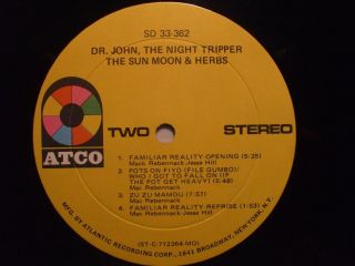 Dr.  John The Night Tripper The Sun Moon & Herbs 1971 Eric Clapton Mick Jagger M - 7