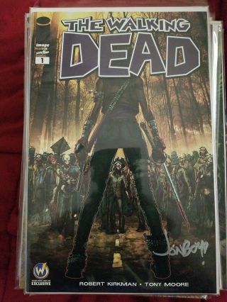 The Walking Dead 1 (2015 Image) Wizard World Reno Color Variant Signed Variant