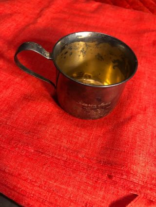 Antique Sterling Silver Baby Cup - Mug 61.  3 Grams