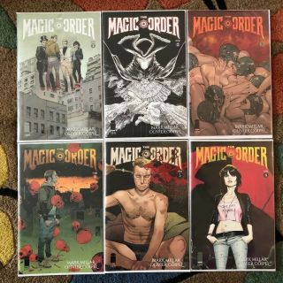 The Magic Order - Complete Series 1 - 6 Issues - Mark Millar Netflix Copiel Vf Nm