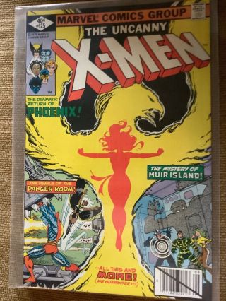 X - Men 125 Vf 7.  5 1 Book Something Awful On Muir Island By Claremont & Byrne