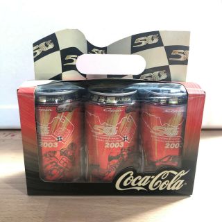 50th Macau Grand Prix Coca Cola Coke 3 Cans Box Set From Macau 2003 Rare
