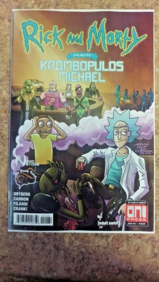 Rick And Morty Presents Krombopulos Michael Variant Limited Variant