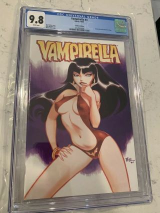 Vampirella 3 2001 Harris Cgc 9.  8 Wp Bruce Timm Variant Cover Limited Edition