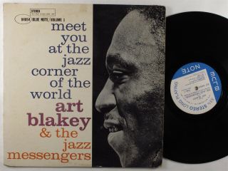 Art Blakey Meet You At The Jazz Corner Of The World Blue Note Lp Stereo W63rd