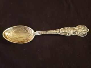 Antique Watson Souvenir Sterling Spoon York Flat Iron Grant 