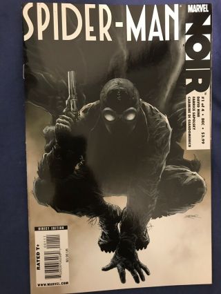 Spider - Man Noir 1 Marvel Comics 2009 Cover " A " David Hine & Fabrice Sapolsky