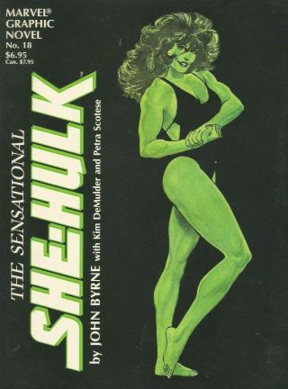 Marvel Graphic Novel 18: Sensational She - Hulk 1985 Nm - John Byrne Story & Art