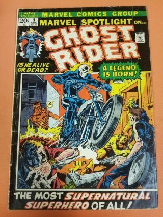 Marvel Spotlight 5 (1972) 1st Ghost Rider / Johhny Blaze (lower Grade)