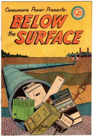 Below The Surface 1968 Consumers Power Co.  Promotional Giveaway Schaffenberger