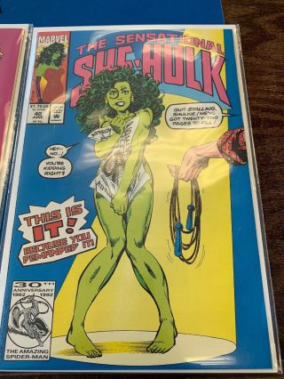Marvel Comic The Sensational She - Hulk 40 Modern Age (jun 1992) & 1