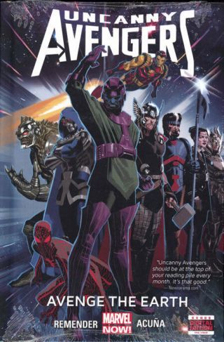 Uncanny Avengers Vol 4 Avenge The Earth Hardcover Marvel Comics 18 - 22 Hc