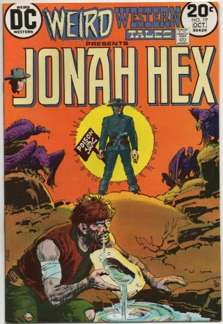 Weird Western Tales No.  19 Sept - Oct 1973 8.  0 Vf Dc Jonah Hex