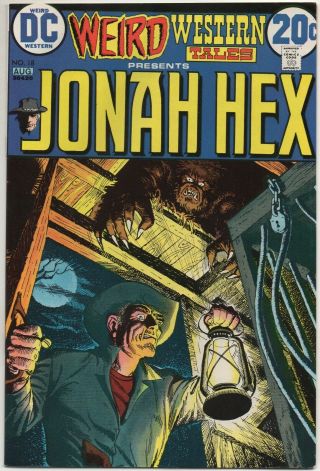 Weird Western Tales No.  18 July - Aug 1973 8.  0 Vf Dc Jonah Hex