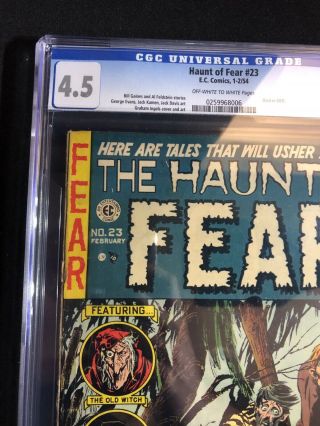 Haunt of Fear 23 - EC Comics - CGC 4.  5 OW/W - Graham Ingels Cover 5