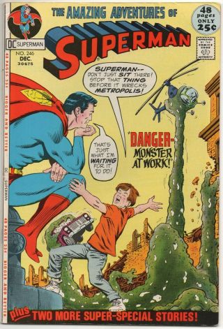 Superman No.  246 Jan 1972 8.  0 Vf Dc