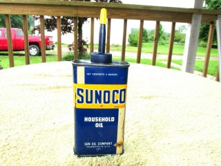 Sun Oil Co.  Sunoco 4 Oz.  Household Oil Can Usa