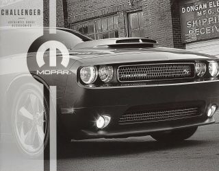 2014 Dodge Challenger Accessories R/t Sxt Srt Rallye Dealer Sales Brochure
