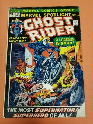 Marvel Spotlight 5 (1972) 1st Ghost Rider / Johhny Blaze (low Grade)