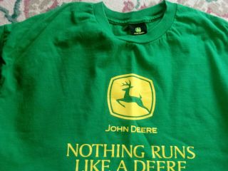John Deere Xl Short Sleeve T - Shirt Pit To Pit Is 23 "