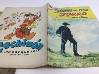 1969 SPANISH COMICS CLASICOS DEL CINE 200 EL ZORRO EDITOR NOVARO MEXICO ESPAÑOL 4