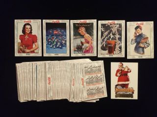 1994 Coca Cola Series 2 Complete Card Set (100),  Santa Claus S18