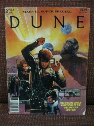 36 Marvel Special Dune Comic 1984 Film Adaptation 36