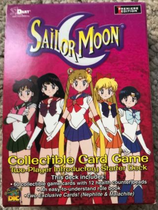 ❤️new Sailor Moon Collectible Card Game - Sailor Mars - 60 Card Character Deck❤️
