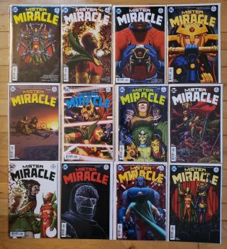 Mister Miracle 1,  2,  3,  4,  5,  6,  7,  8,  9,  10,  11,  12 First Prints The Full 2017 - 2018 Run