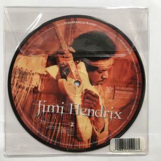 Jimi Hendrix Star - Spangled Banner 7 " Picture Disc Limited Woodstock 30th