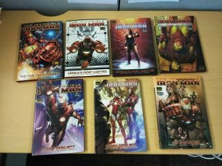The Invincible Iron Man Volumes 1 - 11 Hardbound.  Marvel,  Fraction,  Larroca