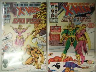 Marvel Comics X - Men And Alpha Flight Fine Comic 1,  2 Smco6