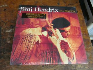 Jimi Hendrix Live At Woodstock 3xlp Mca Family Ed 0531 90s Pressing Nos