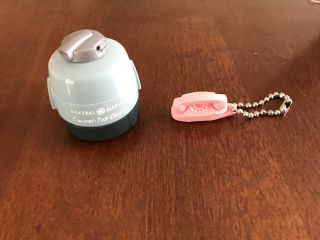 2 Vintage Plastic Mini Salesman Samples - - Ge Vacuum Cleaner & Bell Princess Phone