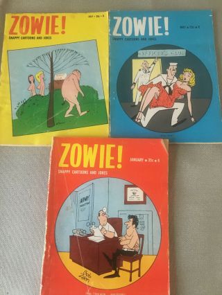Zowie Snappy Cartoons And Jokes Jan 1971,  July 67 