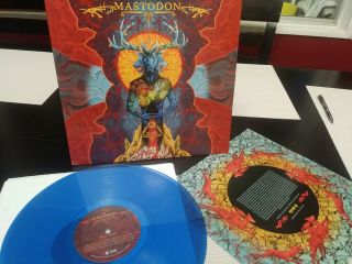 Mastodon Blood Mountain Lp Rare Colored Blue Vinyl Limited Rsd 1000 Copies