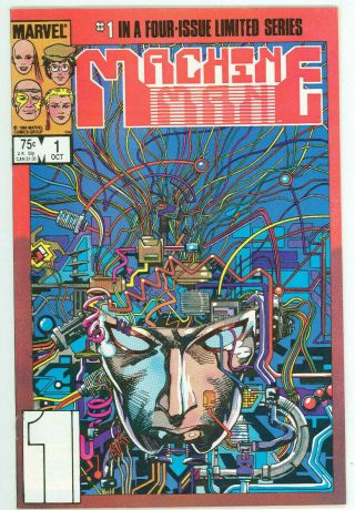 Machine Man 1 - 4 1st App Arno Stark Marvel 1984 Complete Series Fn Comb Ship Ava