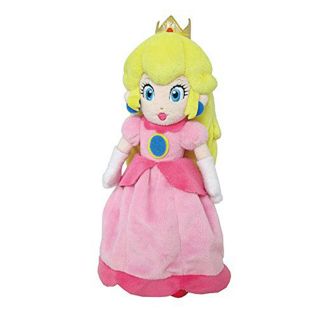 Little Buddy Mario Princess Peach 10 Inch Plush Licensed Toys Nintendo