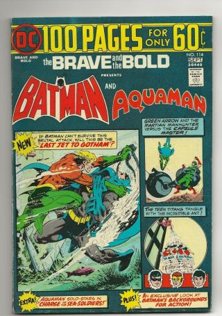 The Brave And The Bold 114 (aug - Sep 1974,  Dc)