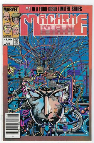 Machine Man 1 Of 4 Nm - Marvel 1984 1st Appearance Of Arno Stark Iron Man 2020