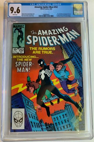 The Spider - Man 252 (may 1984,  Marvel) Cgc 9.  6,  White Pages