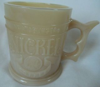 Whataburger Caramel Glass Nickel Coffee Mug Pistol Grip