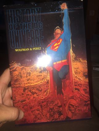 History Of The Dc Universe,  Hardcover Signed By Wolfman And Perez Lmt Ed 190