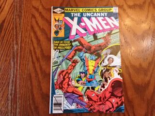 Uncanny X - Men 129 1st Appearance Of Kitty Pryde Emma Frost (1980) 7.  5
